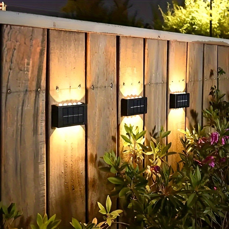 Solar Outdoor Courtyard Lamp Home Wall Lamp Decoration Wall Washing Lamp Up and Down Light Atmosphere Wall Lamp Level, Modern Style