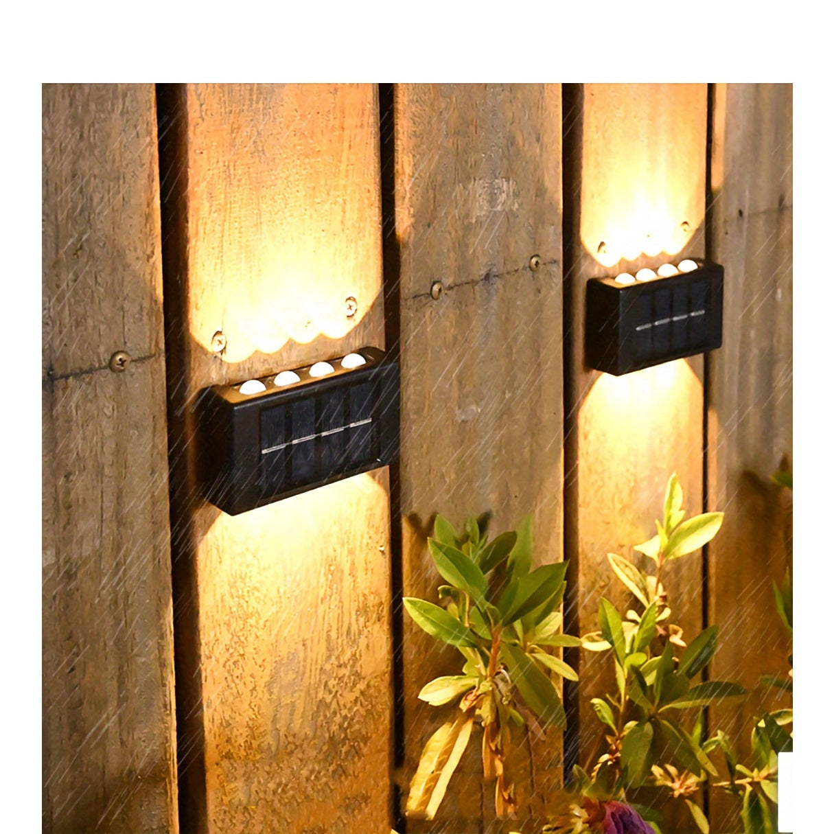 Solar Outdoor Courtyard Lamp Home Wall Lamp Decoration Wall Washing Lamp Up and Down Light Atmosphere Wall Lamp Level, Modern Style