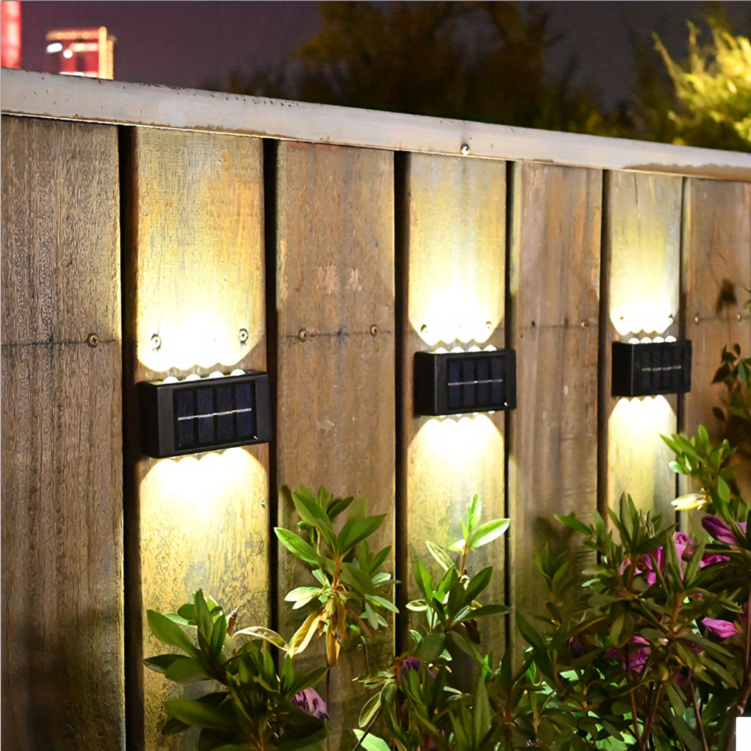 Solar Outdoor Courtyard Lamp Home Wall Lamp Decoration Wall Washing Lamp Up and Down Light Atmosphere Wall Lamp Level, Modern Style