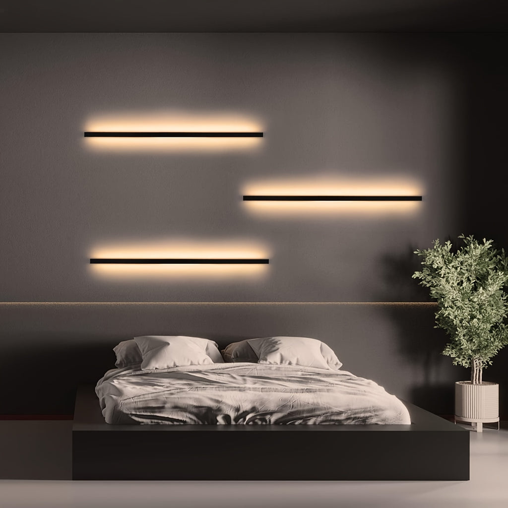Modern style LED wall light with 34W power. It has a stylish and atmospheric appearance, suitable for illuminating the entire house. This wall light is also very suitable for interior lighting on boats.