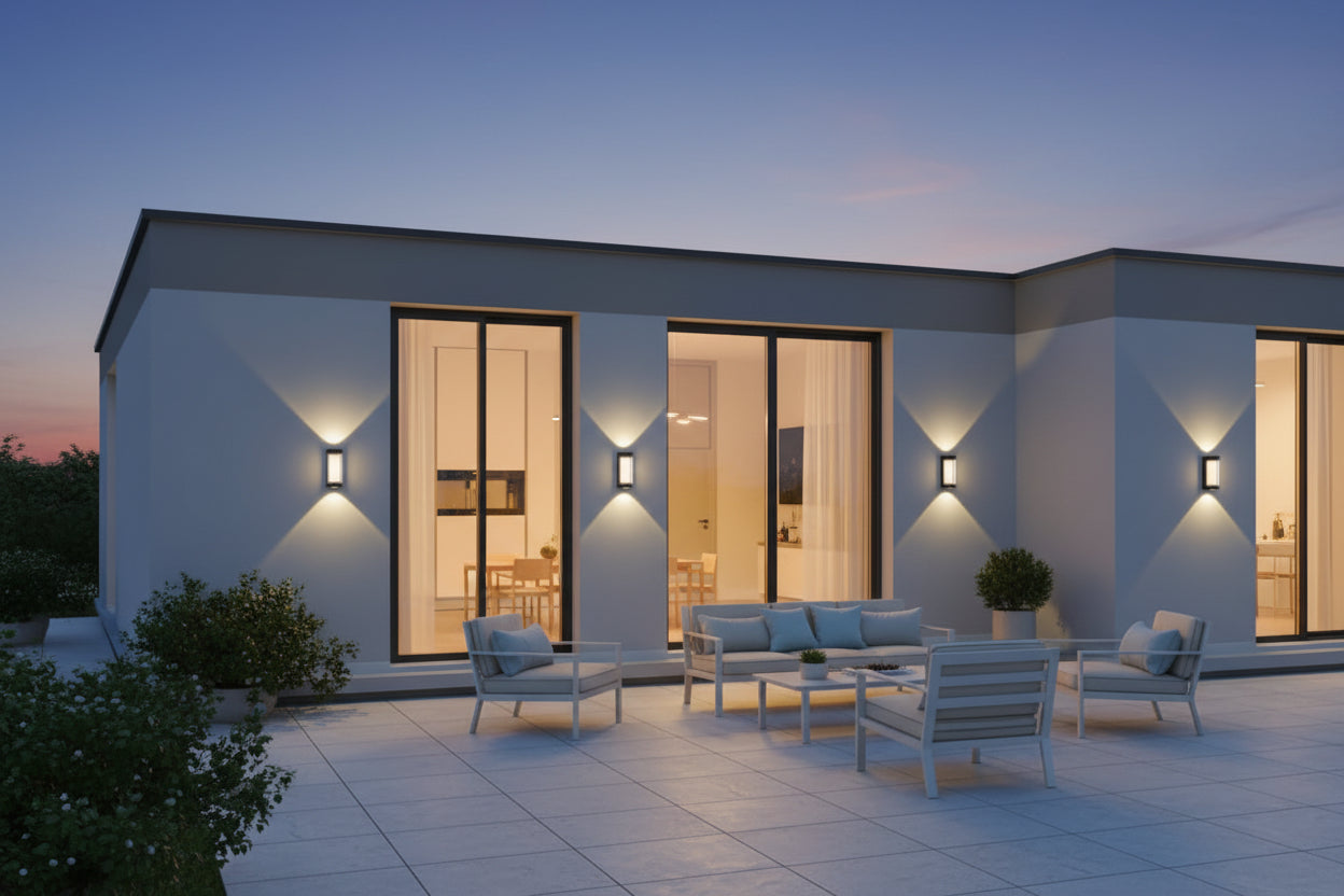 Minimalist Outdoor LED Wall Sconce