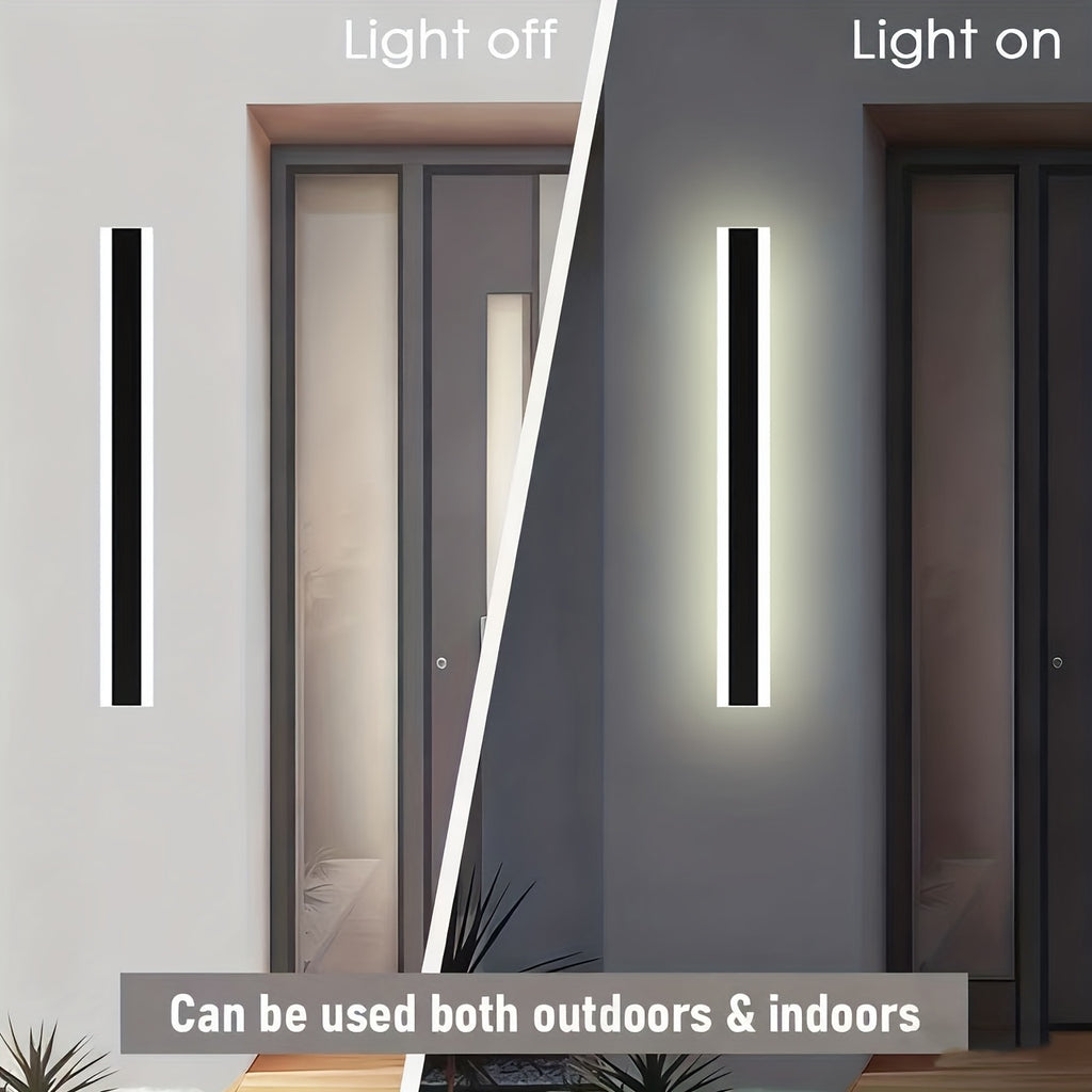 Black Square Wall Light