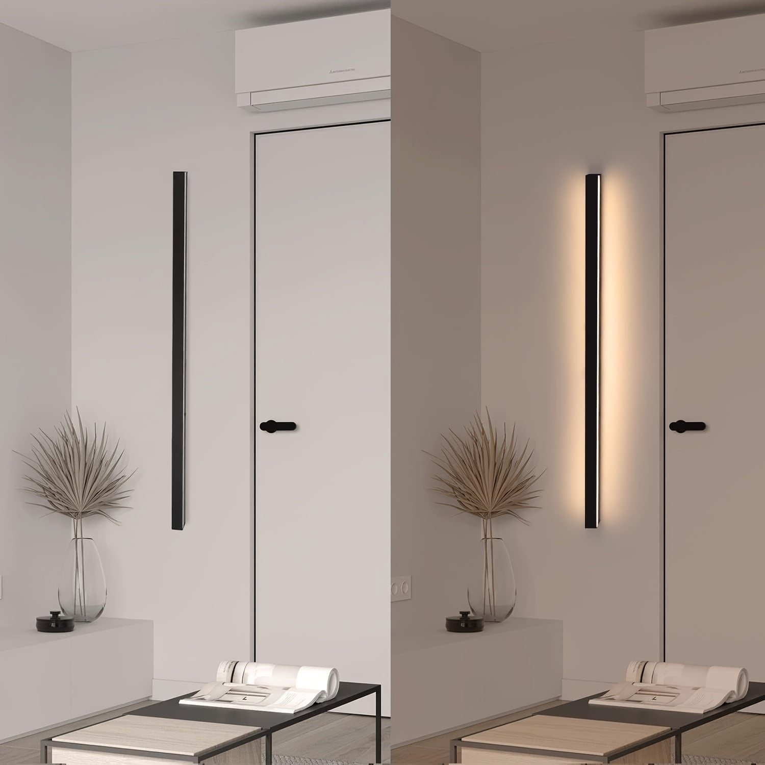 Modern style LED wall light with 34W power. It has a stylish and atmospheric appearance, suitable for illuminating the entire house. This wall light is also very suitable for interior lighting on boats.