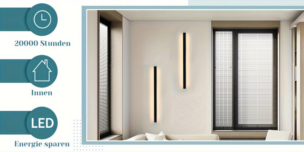 Modern style LED wall light with 34W power. It has a stylish and atmospheric appearance, suitable for illuminating the entire house. This wall light is also very suitable for interior lighting on boats.