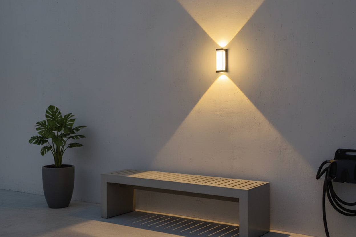 Minimalist Outdoor LED Wall Sconce