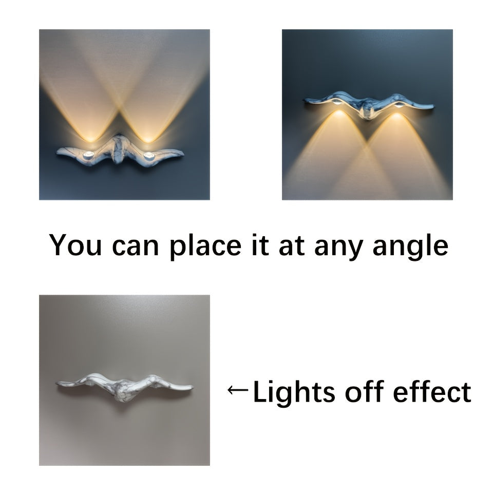 LED Wall Light Lamp Ceiling Light AC85-265V Aluminum Lamp Body Black White Marble Lamp Color for Indoor Outdoor Lighting Home Decoration Bedroom Living Room Outdoor Modern Decoration Wall Courtyard Villas Porch Outdoor Lighti