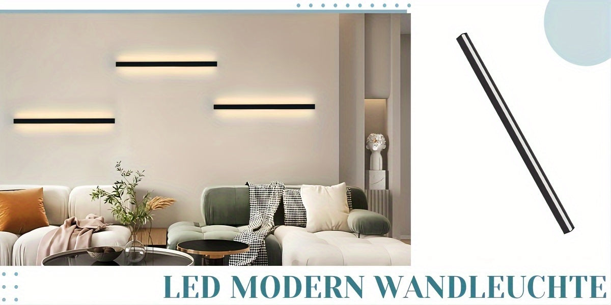 Modern style LED wall light with 34W power. It has a stylish and atmospheric appearance, suitable for illuminating the entire house. This wall light is also very suitable for interior lighting on boats.
