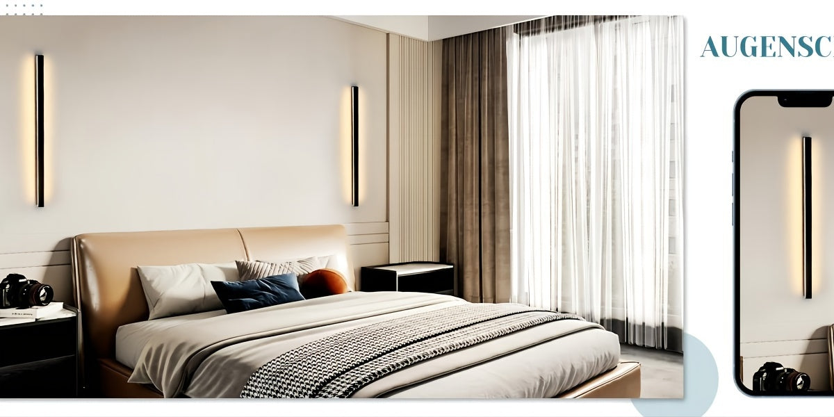 Modern style LED wall light with 34W power. It has a stylish and atmospheric appearance, suitable for illuminating the entire house. This wall light is also very suitable for interior lighting on boats.