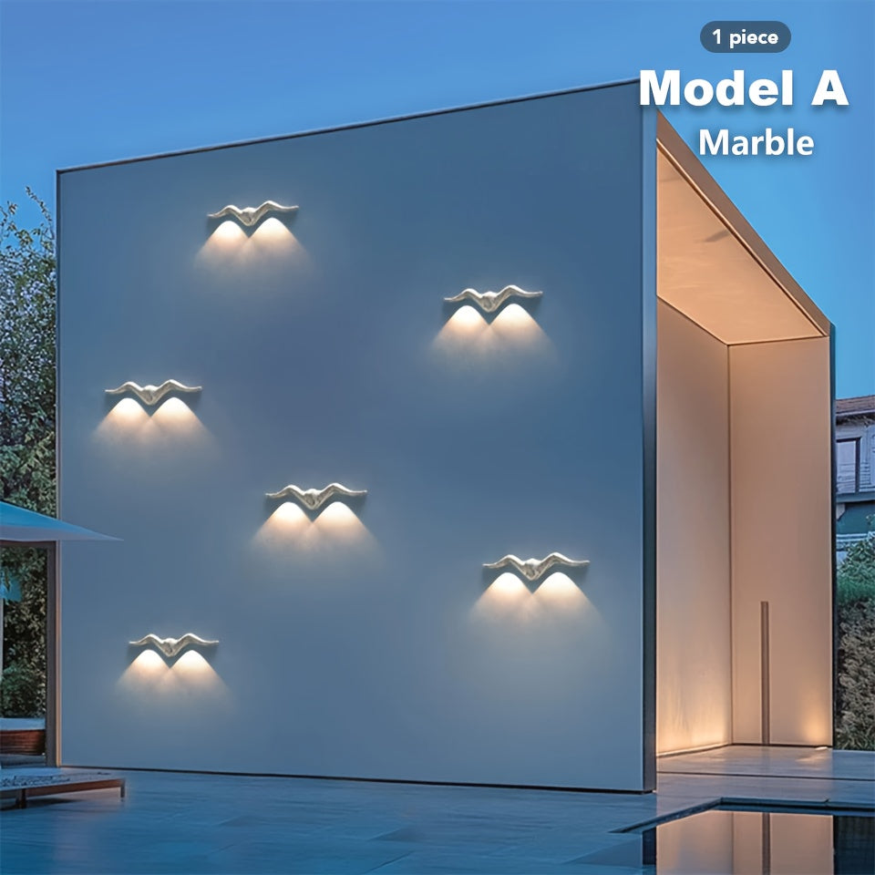 LED Wall Light Lamp Ceiling Light AC85-265V Aluminum Lamp Body Black White Marble Lamp Color for Indoor Outdoor Lighting Home Decoration Bedroom Living Room Outdoor Modern Decoration Wall Courtyard Villas Porch Outdoor Lighti