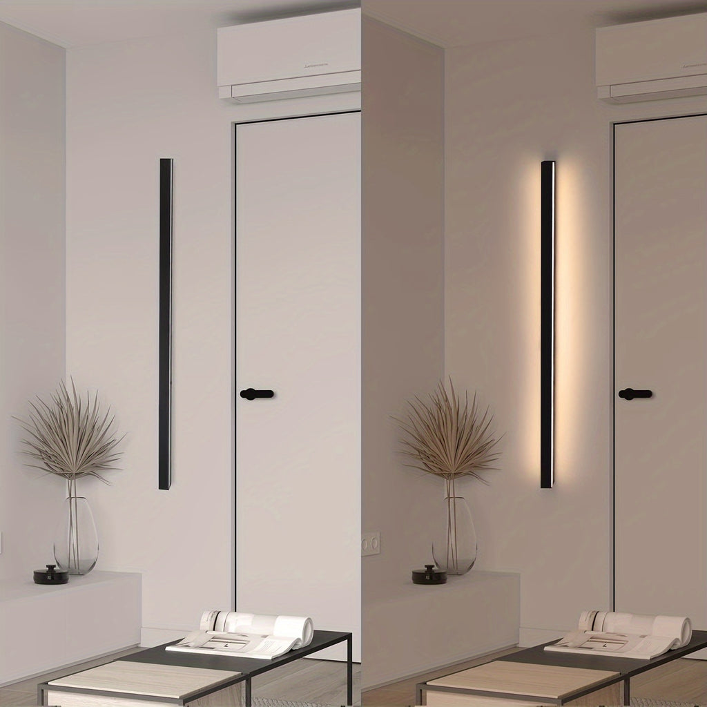 Modern style LED wall light with 34W power. It has a stylish and atmospheric appearance, suitable for illuminating the entire house. This wall light is also very suitable for interior lighting on boats.