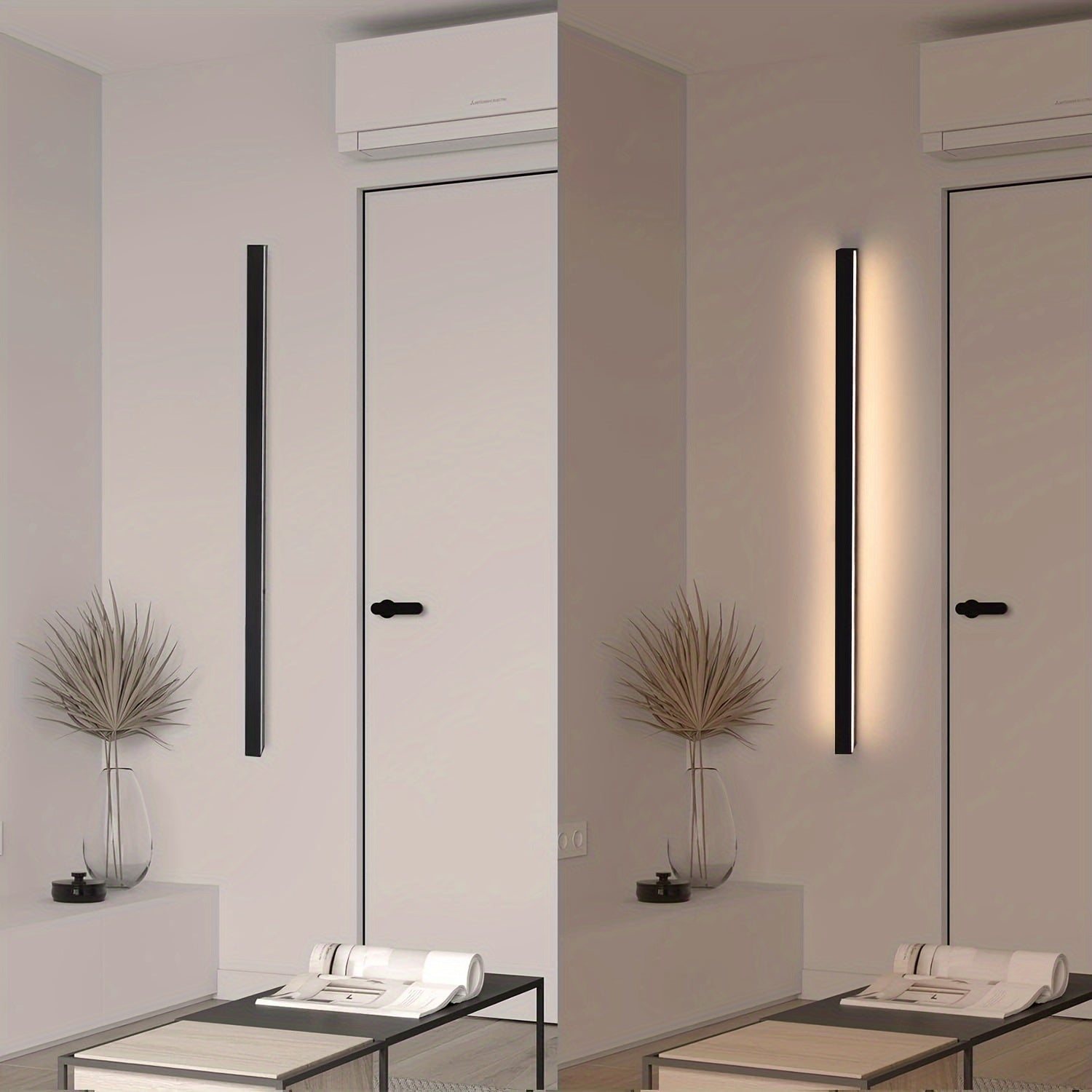 Modern style LED wall light with 34W power. It has a stylish and atmospheric appearance, suitable for illuminating the entire house. This wall light is also very suitable for interior lighting on boats.